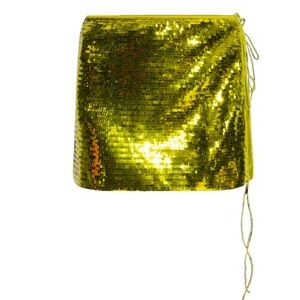Oseree Dazzling Gold Sequin Clutch